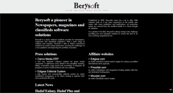 Desktop Screenshot of berysoft.com