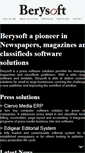 Mobile Screenshot of berysoft.com